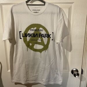 NWOT Linkin Park Graphic From Zero Olive Spray Tee